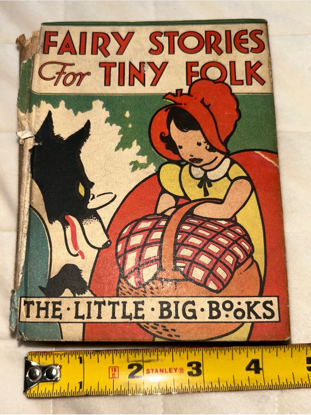 Fairy Stories for Tiny Folk The Little Big Book 1928 McLaughlin Bros Vintage